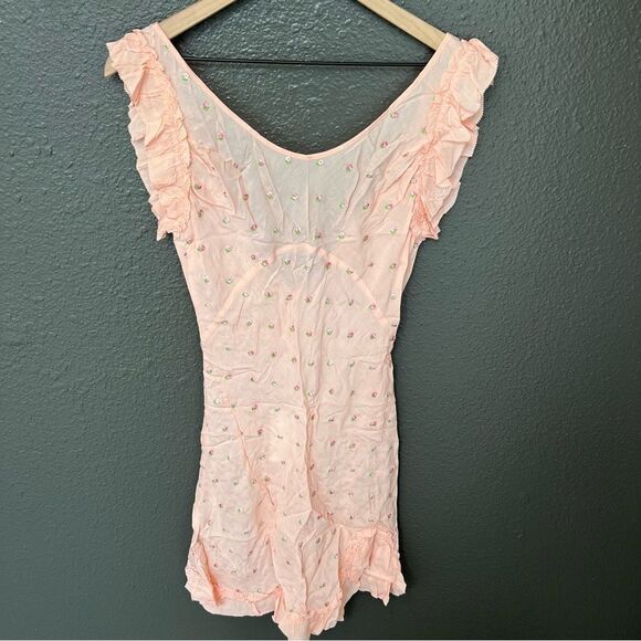 NWT Revolve x Morgan Lane Dillon Dress in Blush | Size Small - Picture 5 of 13